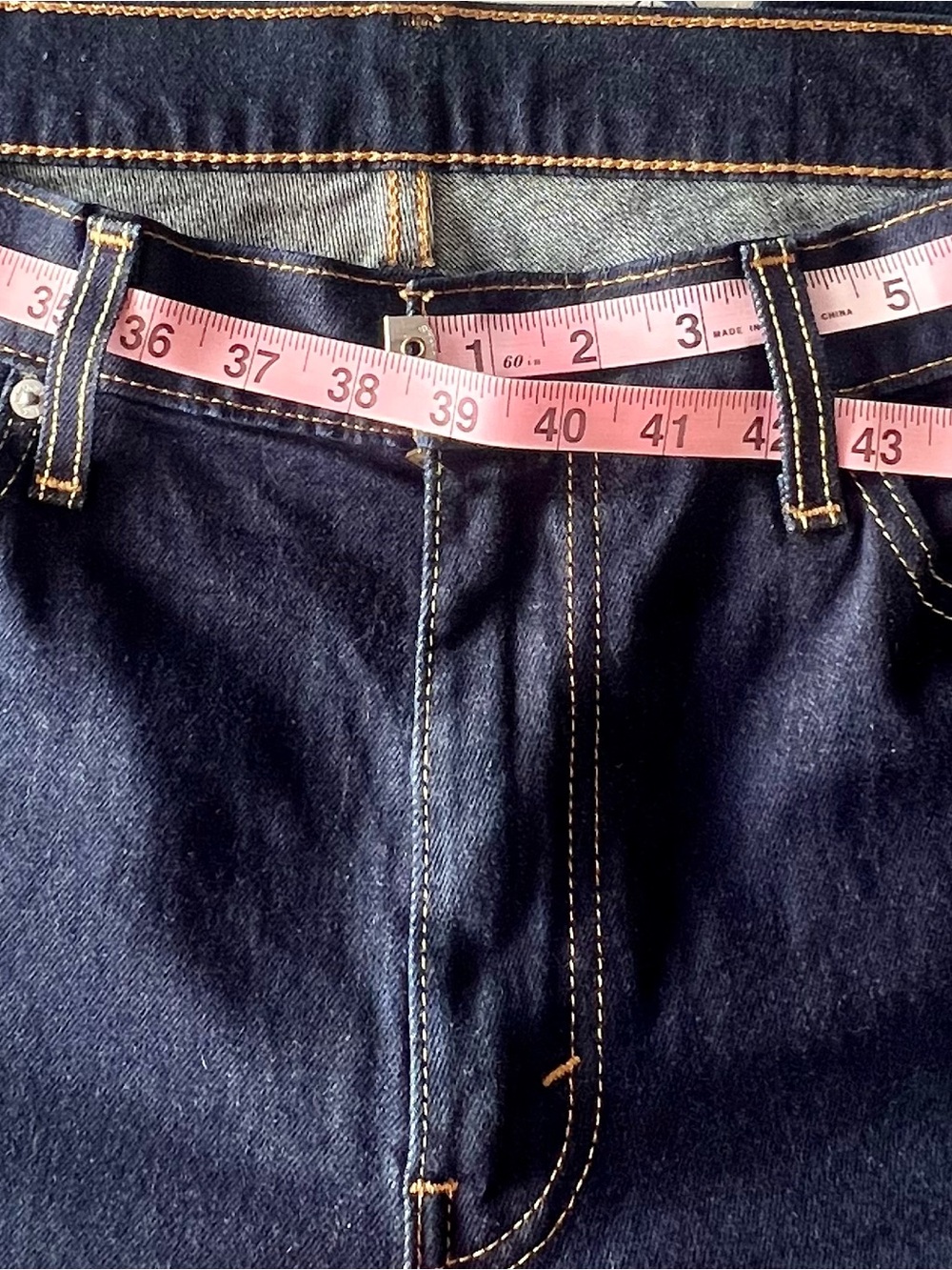 Levi's Dark Blue Relaxed Fit Jeans with Contrast Stitching